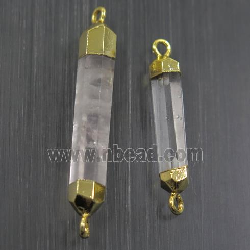 clear quartz connector, stick