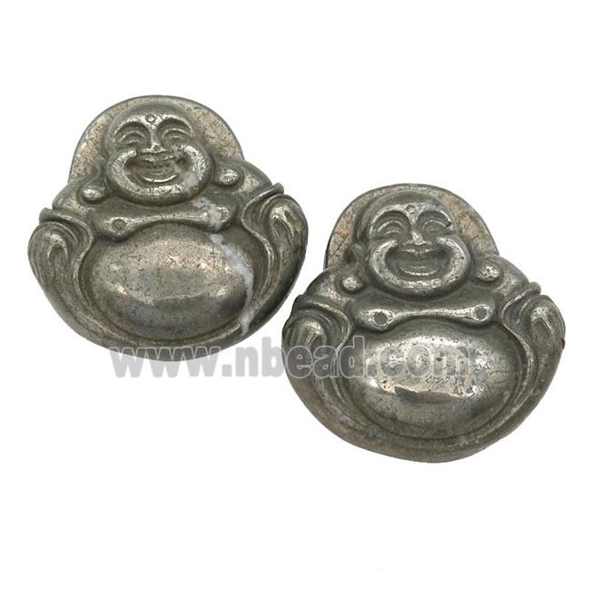 pyrite buddha pendant