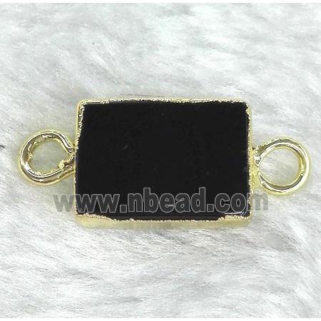 black onyx connector, rectangle