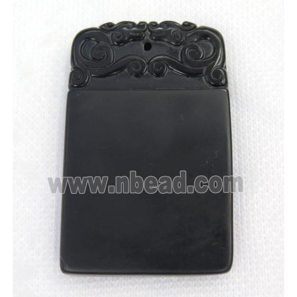 black Obsidian pendant