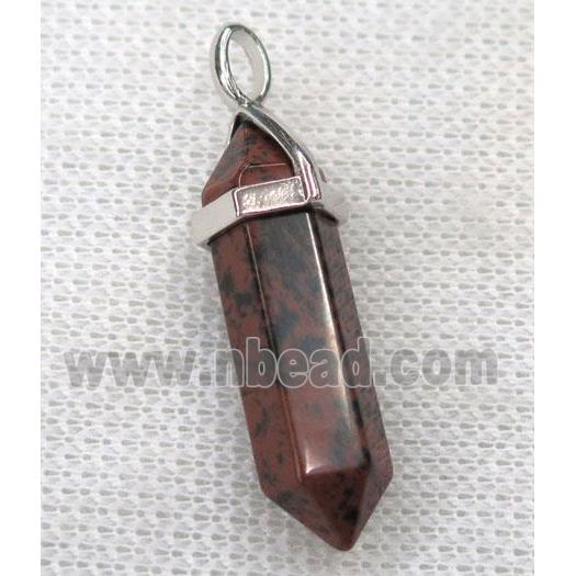 Autumn Jasper bullet pendant