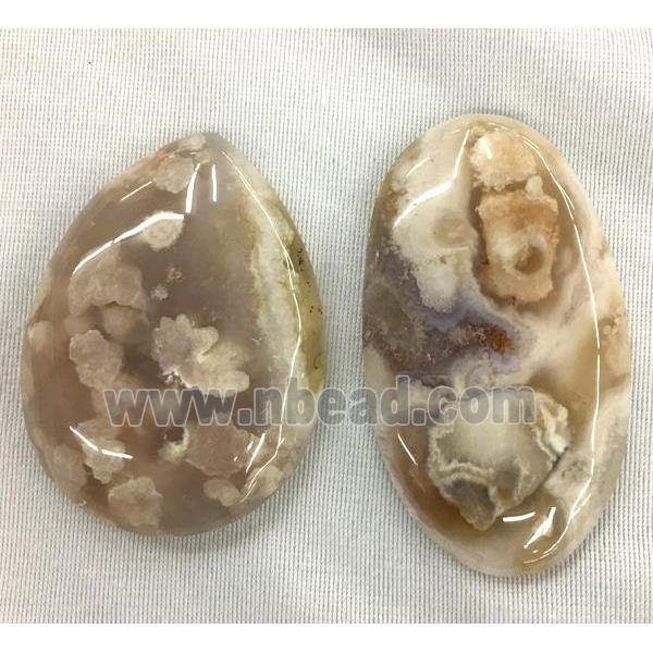 natural Cherry Agate stone pendant, mix shaped