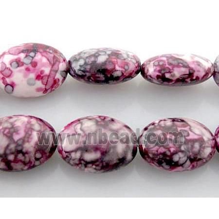 Rain colored stone bead, stability, flat rice