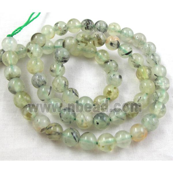 Prehnite Beads, AA Grade, Round