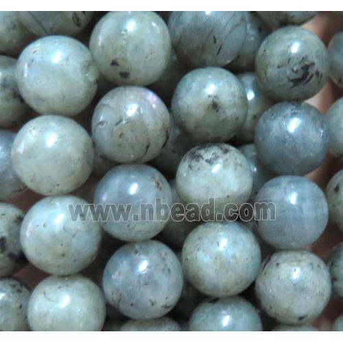 round Labradorite beads, AB-grade