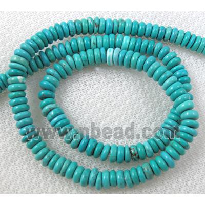 Turquoise heishi beads