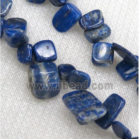 lapis lazuli chip beads, freeform