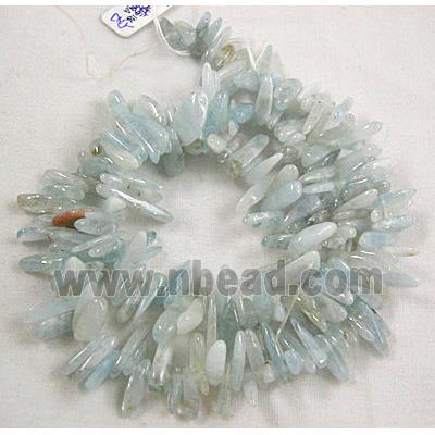 Aquamarine bead, Erose Chip