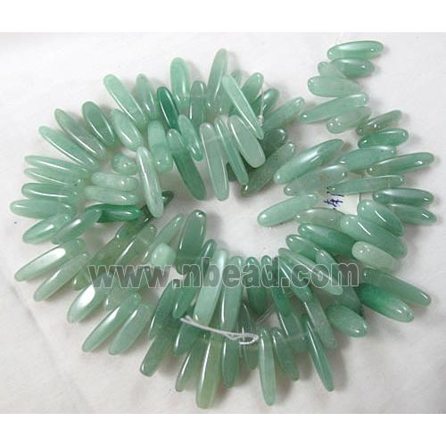 Green Aventurine beads, Chip