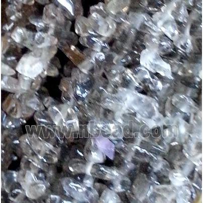 grey Labradorite chips bead, freeform
