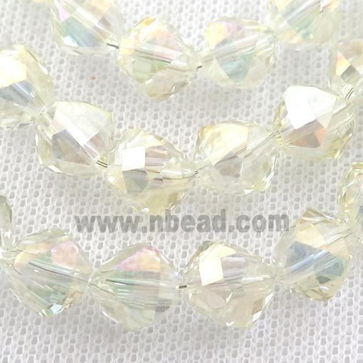 Crystal Glass Beads, freeform