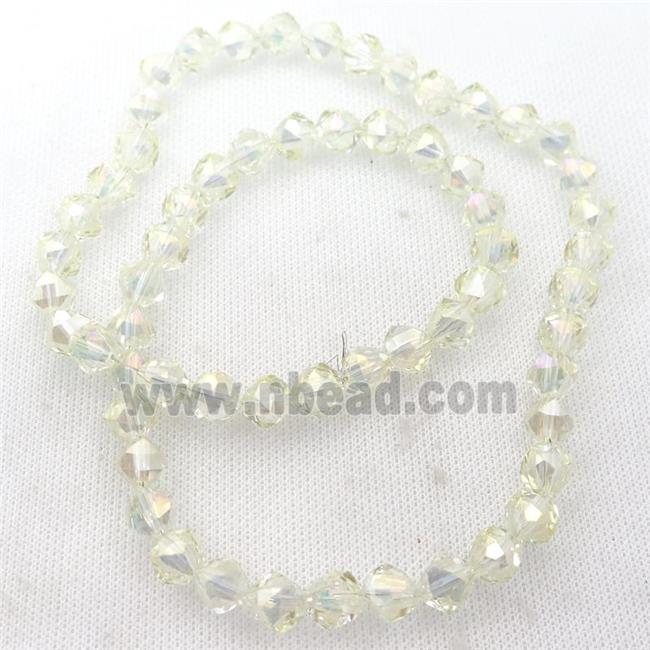 Crystal Glass Beads, freeform