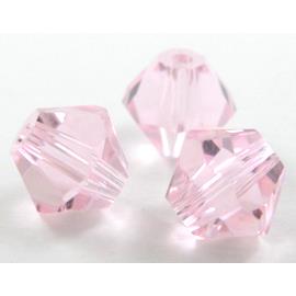 Chinese Crystal Beads, Bicone, pink