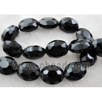 Crystal Glass Beads,  faceted horse eye