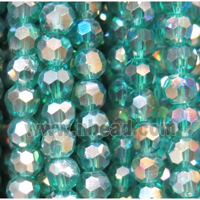 chinese crystal bead, faceted round AB color