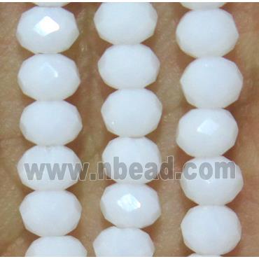 Chinese crystal beads, faceted rondelle