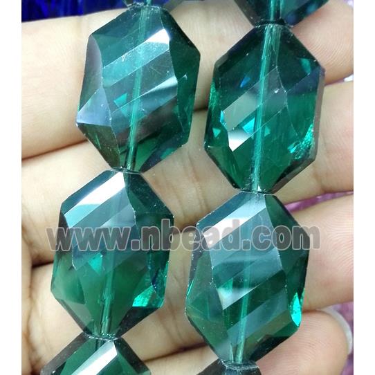 Chinese crystal bead, faceted