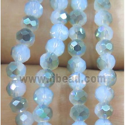 Chinese crystal bead, faceted round