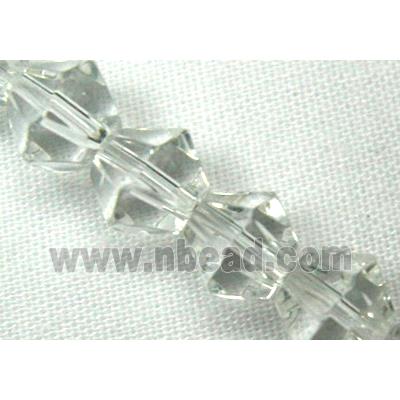 Clear Bicone glass beads