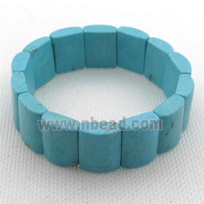 Magnesite Turquoise stretchy Bracelets