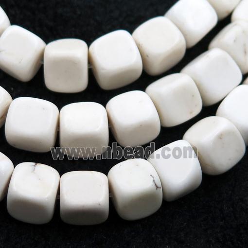 white Magnesite Turquoise beads