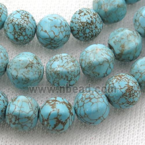 Magnesite Turquoise lantern beads