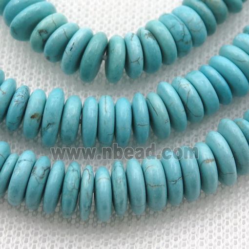 Magnesite Turquoise heishi beads
