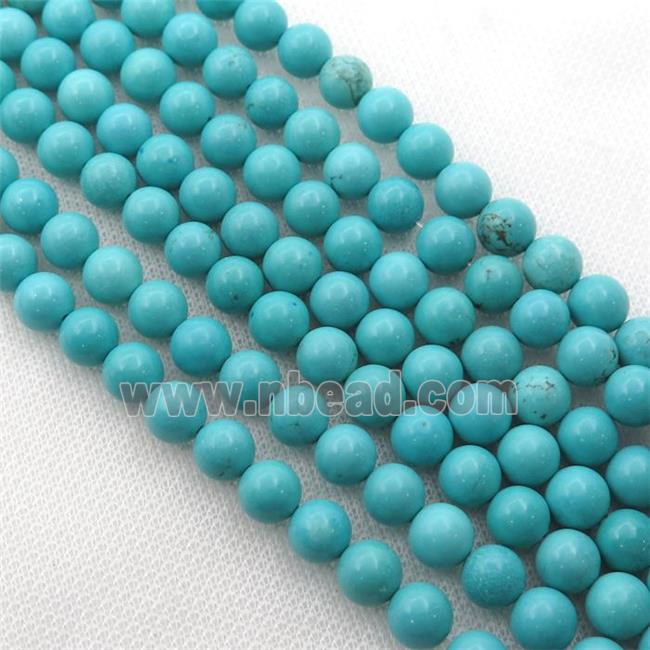 round green Magnesite Turquoise beads