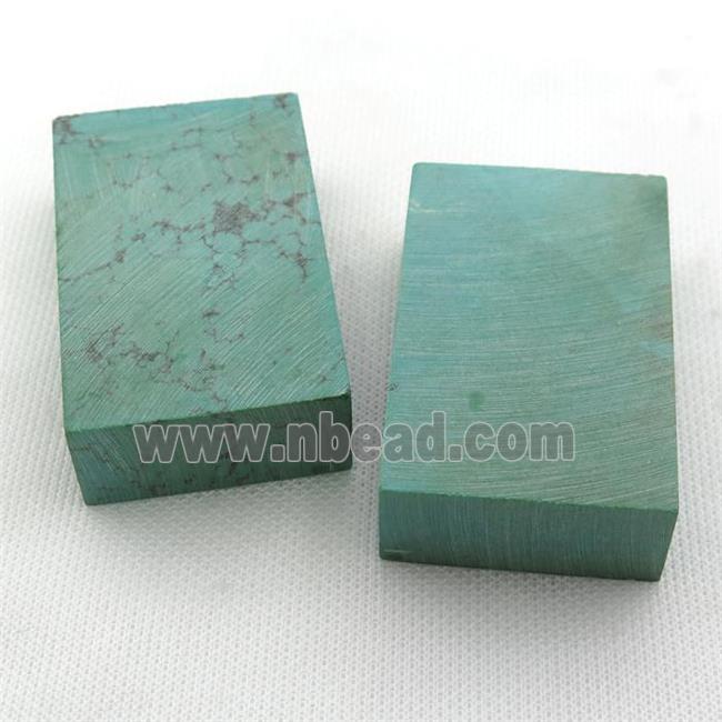 Green Sinkiang Turquoise Cuboid