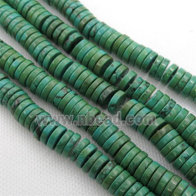 green Sinkiang Turquoise heishi beads