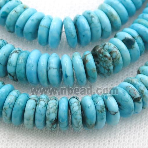 blue Sinkiang Turquoise heishi beads