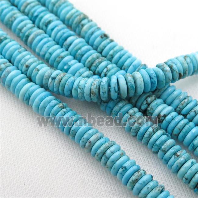 blue Sinkiang Turquoise heishi beads