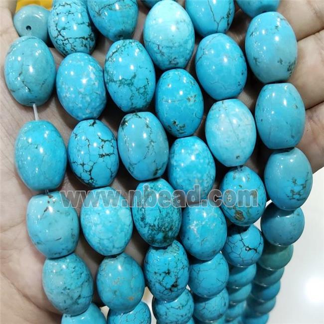 Blue Magnesite Turquoise Rece Beads