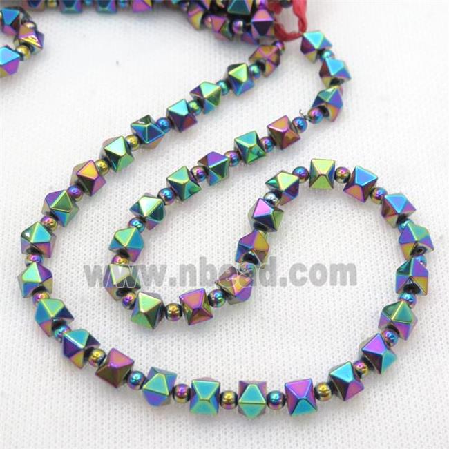Rainbow Hematite Beads