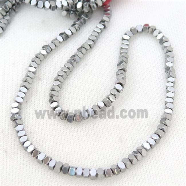 Hematite Beads Platinum