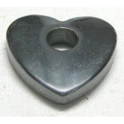 Black Hematite Heart Pendants