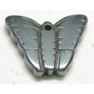Black Hematite Butterfly Pendants with hole