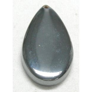 Black Hematite Drip Pendant with hole