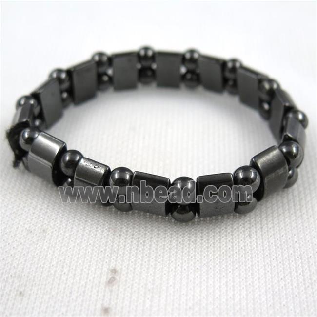 black Hematite bracelet, magnetic