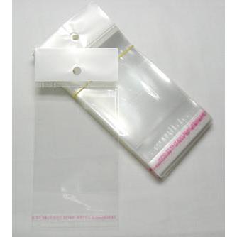 Clear Self Adhesive Seal Plastic Jewelry Bags