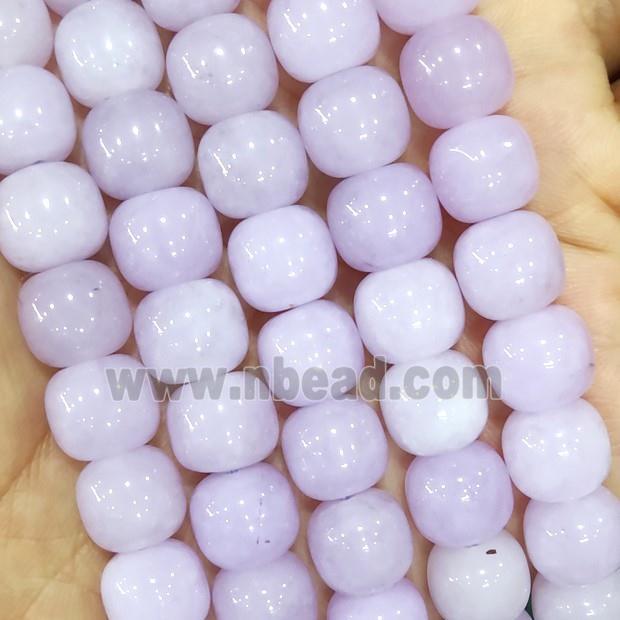 Lt.Purple Jade Barrel Beads Dye