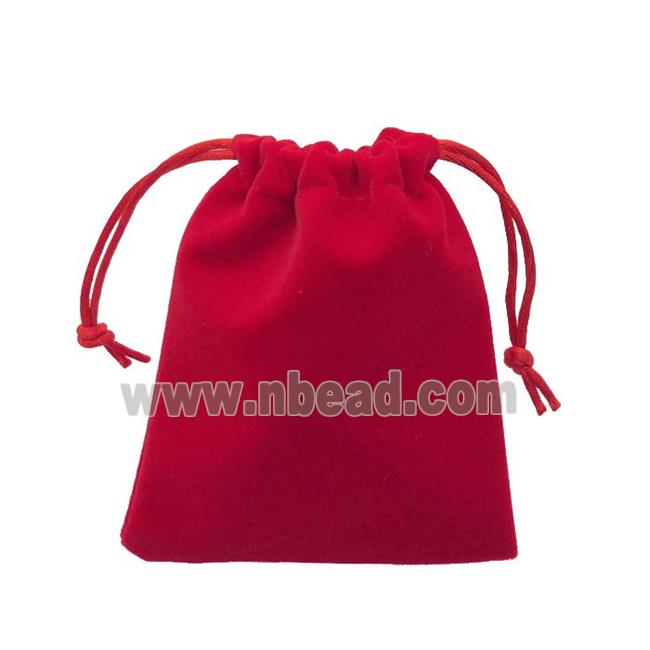 red Velvet Jewelry Pouch