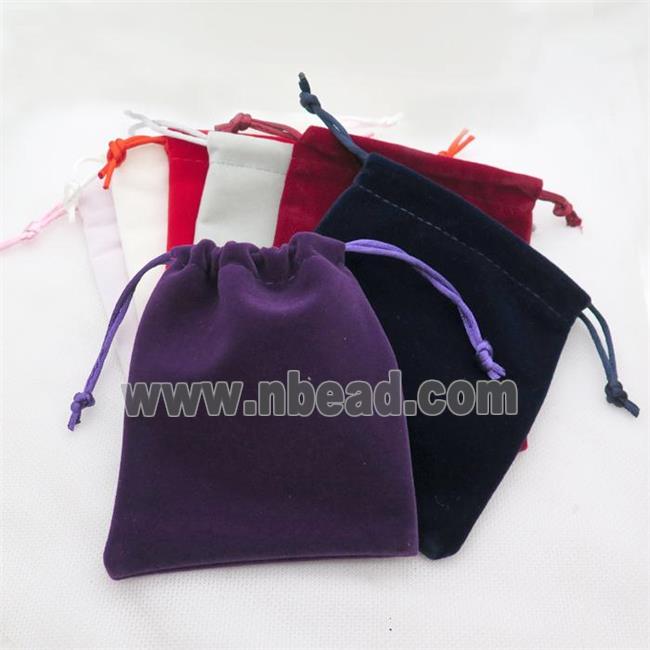 mixed Velvet Pouches, Jewelry bags