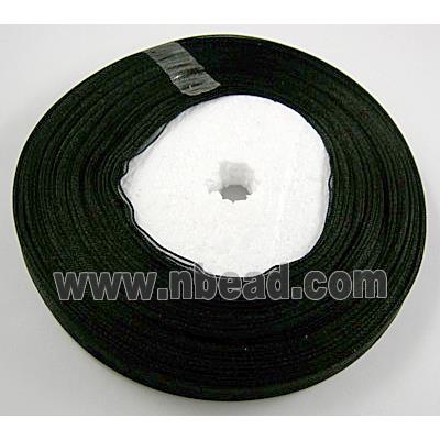 black Organza Ribbon Cord