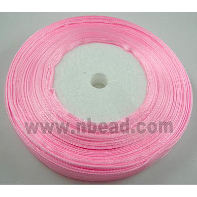 Organza Ribbon Cord, pink