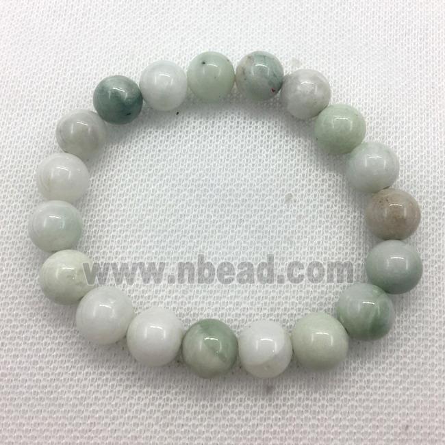 Stretch Jade bracelet, dye