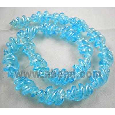 Handmade Plated with Color Twist Lampwork Beads