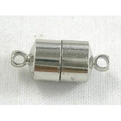 Necklace Connector, Magnetic Clasps, Nickel Color