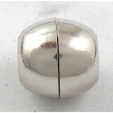 copper Magnetic Clasp, platinum plated