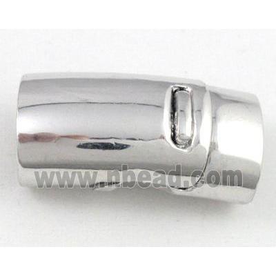 Magnetic Clasp for bracelet, platinum plated
